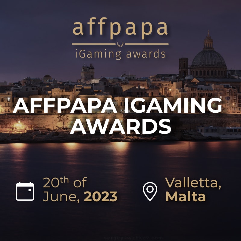AffPapa iGaming Awards 2023 — обложка события