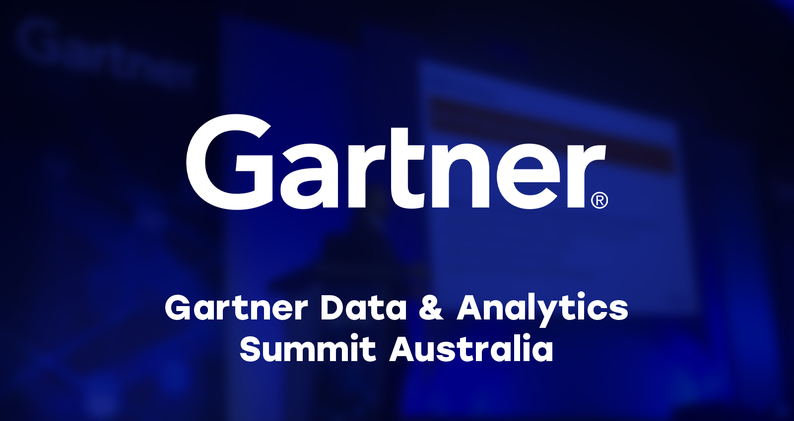 Gartner Data & Analytics Summit Australia — обложка события