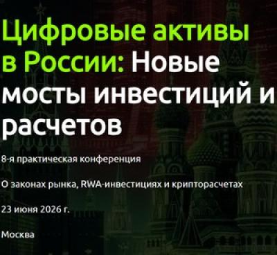 Цифровые активы в России: новые мосты инвестиций и расчетов — обложка события