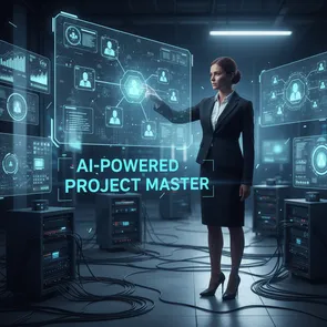 Вебинар «AI-Powered Project Master»: как руководителю проекта перестать тонуть в рутине и начать управлять с помощью ИИ — обложка события