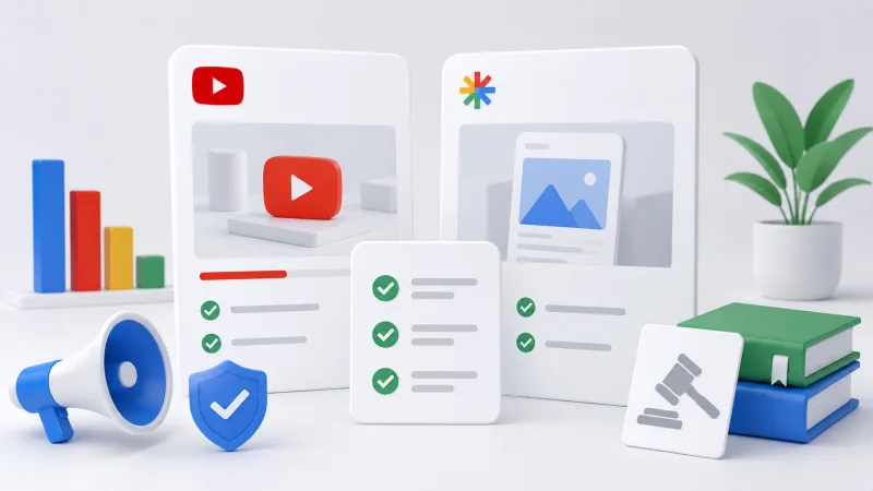 Как обновление требований Google к YouTube и Discover влияет на запуск рекламы