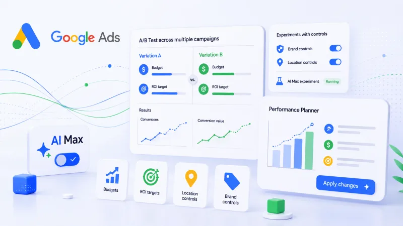 AI Max в Google Ads: как тестировать бюджеты и ROI без лишнего риска