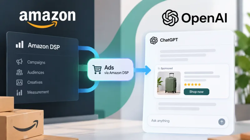 Amazon тестирует размещение ChatGPT Ads через Amazon DSP