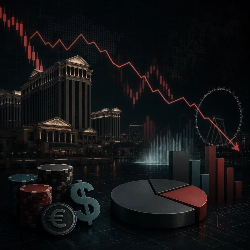 Выручка Caesars в Лас-Вегасе снизилась на 3,5% во II квартале