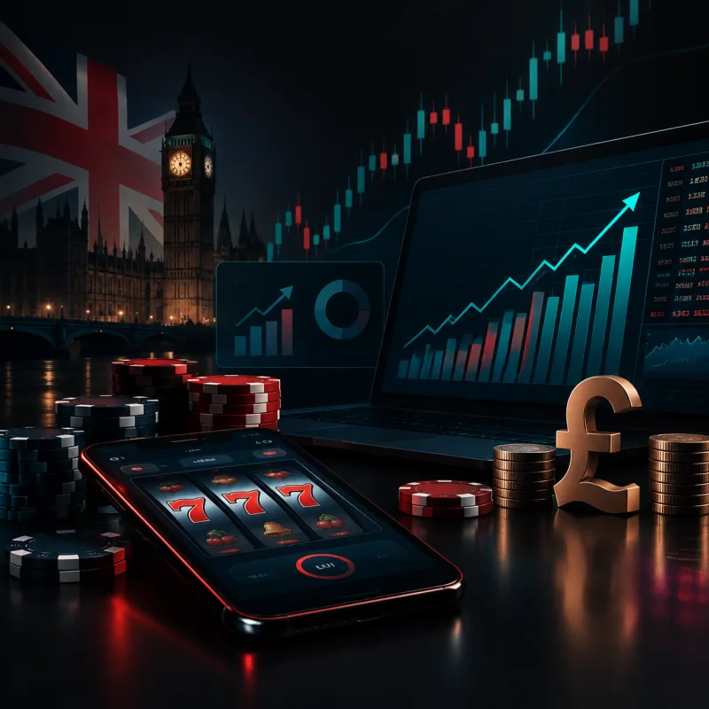 GGY игровых автоматов в Великобритании вырос на 10,7% до £800,1 млн