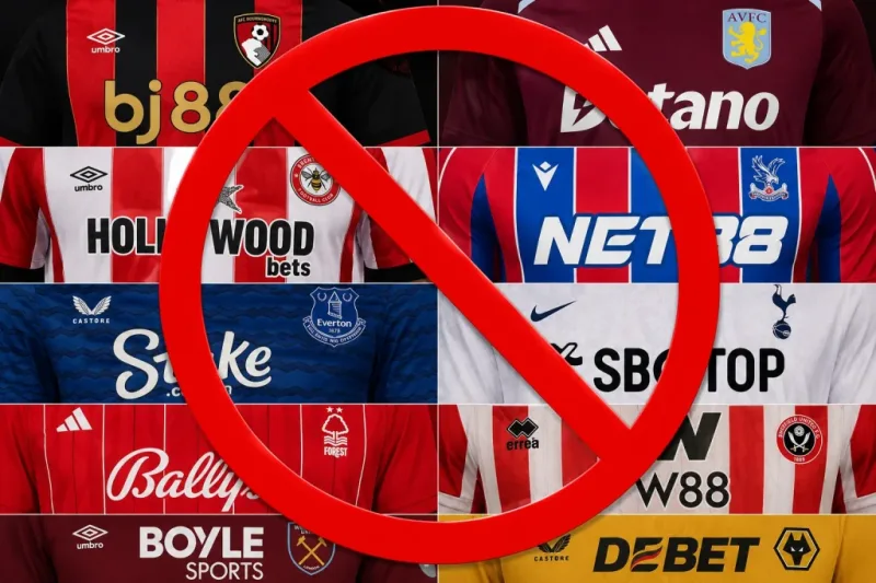 Клубы Premier League убрали betting-логотипы с передней части формы