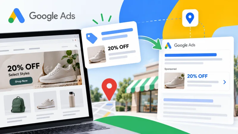 Google Ads автоматически забирает промокоды с сайтов рекламодателей