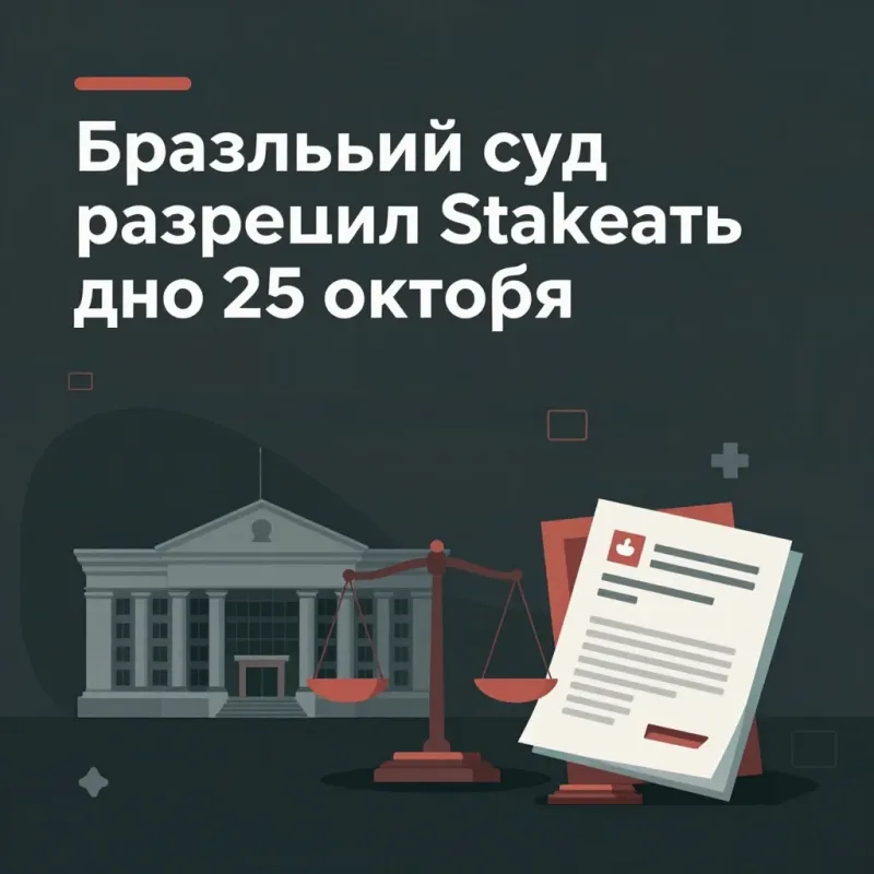 Бразильский суд разрешил Stake работать до 25 октября