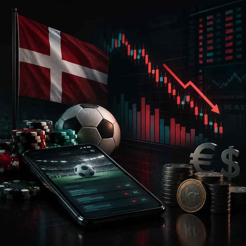 Gambling-выручка Дании упала на 7,1% в августе из-за ставок на спорт