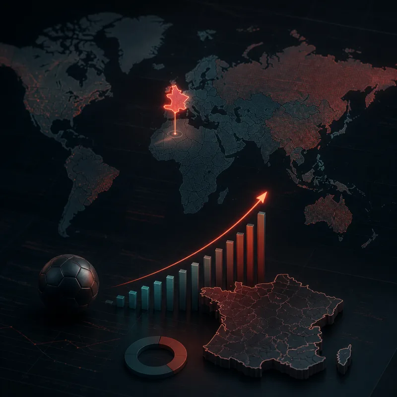 ЧМ по футболу поддержал рынок гемблинга Франции: GGR вырос на 0,5% за полугодие