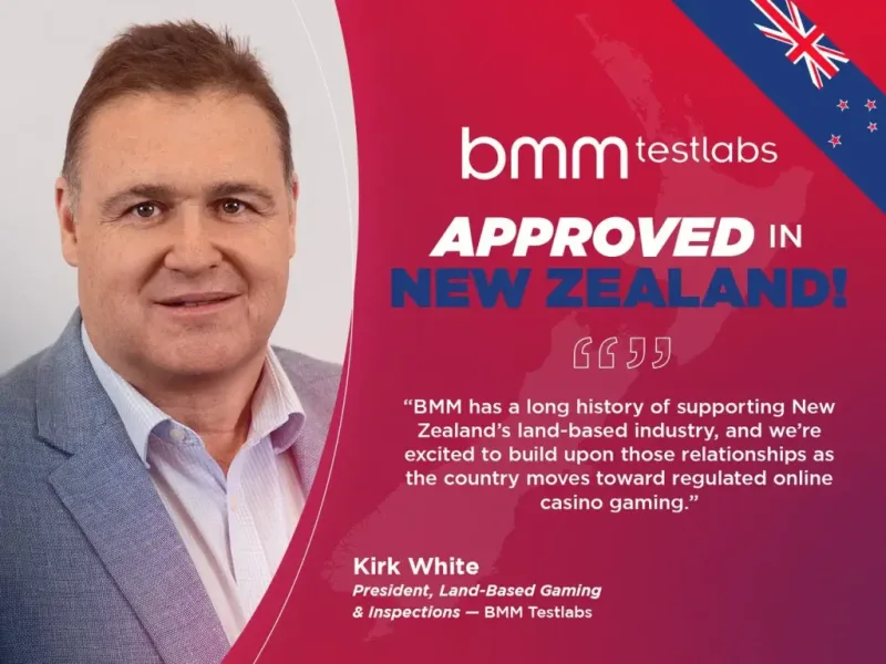 BMM Testlabs аккредитована для сертификации онлайн-казино в Новой Зеландии